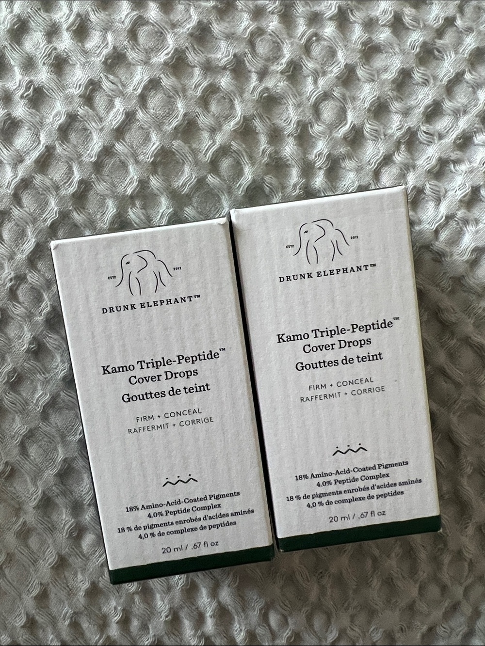 Drunk Elephant Kamo Triple-Peptide Cover Drops – 19W
